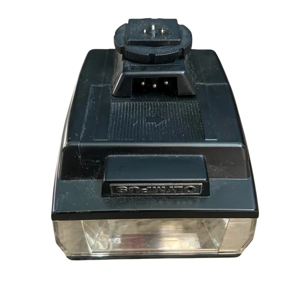 Olympus T20 Electronic Flash Japan Camera Accessory Compact Electronic Black